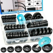 Hmknana 53pcs Rubber Grommet Kit 6 Sizes Firewall Grommets Rubber Hole Plugs For Hmknana 53pcs Rubber Grommet Kit 6 Sizes Firewall Grommets Rubber Hole Plugs For