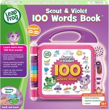 Learning Friends 100 Words Book for 18 Months - Standard Packaging "Purple