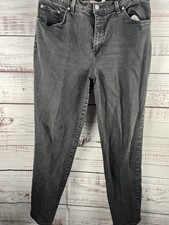 Faded Glory womens jeans PLUS size 18 stretch Black wash solid