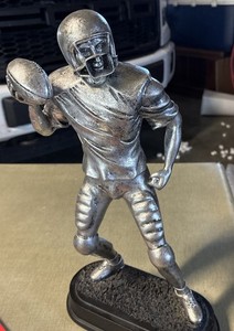 Pewter Pittsburgh Steelers 17” Football Player Quarterback Man Cave Sculpture