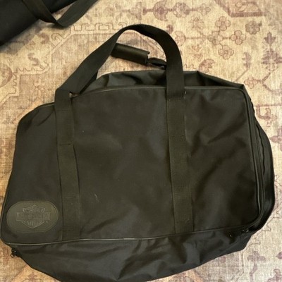 Harley-Davidson Black Nylon Duffle Bag Soft Case, Unisex, 21x12x9 