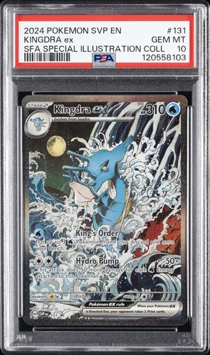 2024 POKEMON SVP EN-SV BLACK STAR PROMO #131 KINGDRA EX PSA 10