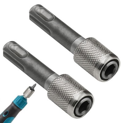 2 Stück SDS Plus BithalterAdapter 6,35 mm 1/4 Zoll SDSBohreradapter für Konve...