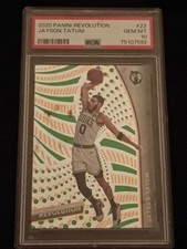 Panini 2020-21 Revolution Jayson Tatum #22 Celtics Basketball PSA 10 Card