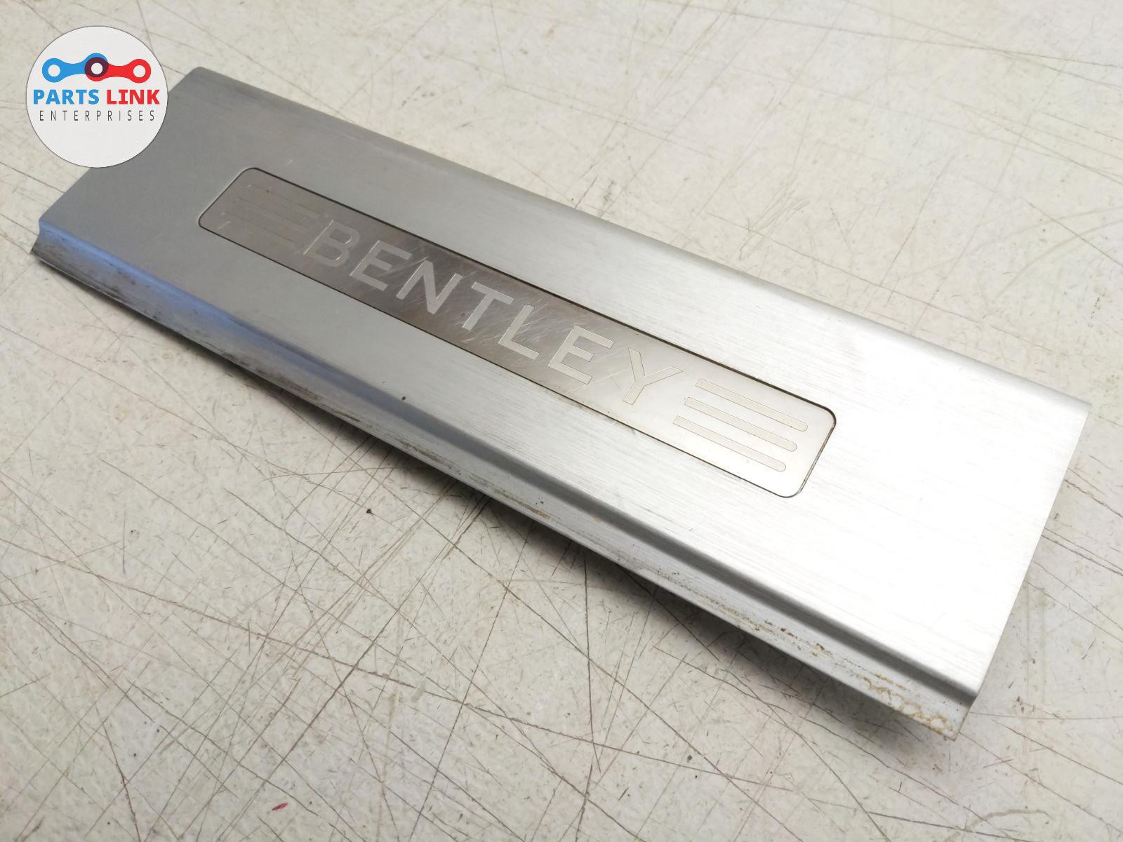 2016-20 BENTLEY BENTAYGA REAR DOOR SILL SCUFF STEP PLATE TRIM INSERT METAL COVER