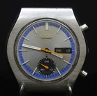 Vintage SEIKO 6139-8029 Automatic Chronograph Watch Runs - Needs Work