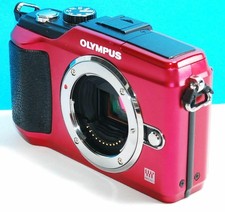 Olympus E-PL2 Mirrorless Camera Red, Good Condition, Free Shipping