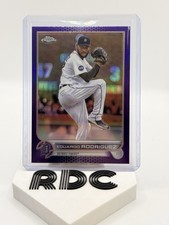 2022 Topps Chrome Update Series - Eduardo Rodriguez #USC77 Purple Refractor