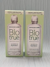 (Lot of 2) Bausch + Lomb Biotrue Multi-Purpose Solution, 10 fl oz, Exp 03-2026 