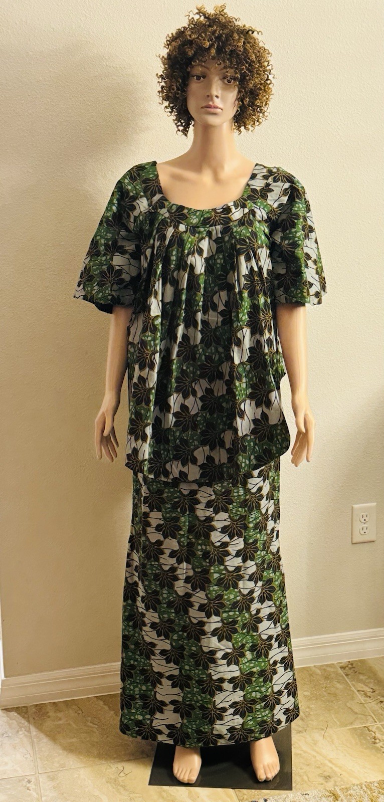 Women’s african ankara dress. 2 piece