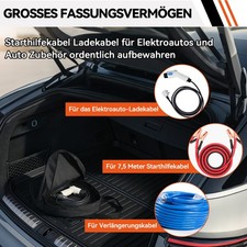 Borsa Impermeabile Per Cavi Borsa Custodia Impermeabile Per Cavi Di Ricarica EV - Porta Cavi Da 20m, Tessuto Oxford, Ideale Per Auto Elettriche Custodia Impermeabile Per Cavi EV