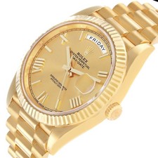 Rolex President Day Date 40 Yellow Gold Mens Watch 228238 Box Card 5