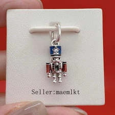 925 sterling silver Moveable Nutcracker Charm,Charm For Bracelet,793583C01