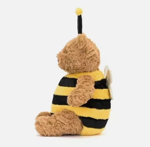 ぬいぐるみ  Bartholomew Bear 'Bumblebee' Jellycat Bartholomew Bear Bumblebee 26 cm – Rare Costume