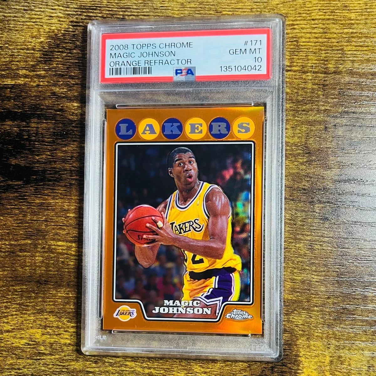 Magic Johnson 10 Graded Basketball Sports Trading Cards