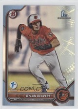 2022 Bowman Draft 1st Edition Sky Blue Foil Dylan Beavers #BD-160 0nr3