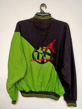 Vintage Nike Jacket Jordan Green Black Colorb...