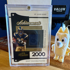 Playoff Prestige 2000 Marshall Faulk St. Louis Rams Achievements A-10 83/100