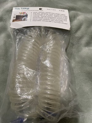 Tidy Tubing Retractable Oxygen Tubing Extends to 15 feet