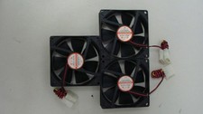 Lot of 3 New PC Cooling Fan 9.2cm Evercool 1266 EC9225M12B