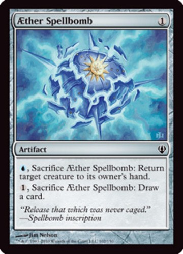 1x Aether Spellbomb MTG - Archenemy (2010) - Light Play