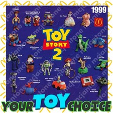 McDonald's 1999 TOY STORY Disney Pixar Original ANIMATED Movie YOUR Toy CHOICE