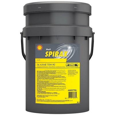 550071080 - Transmission oil  SHELL Spirax S6 AXME 75W-90 20L GL5/MT1 VOLVO 9731