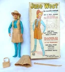 MARX JOHNNY WEST FAMILY JANE ACTION FIGURE MOVABLE COWGIRL 1965