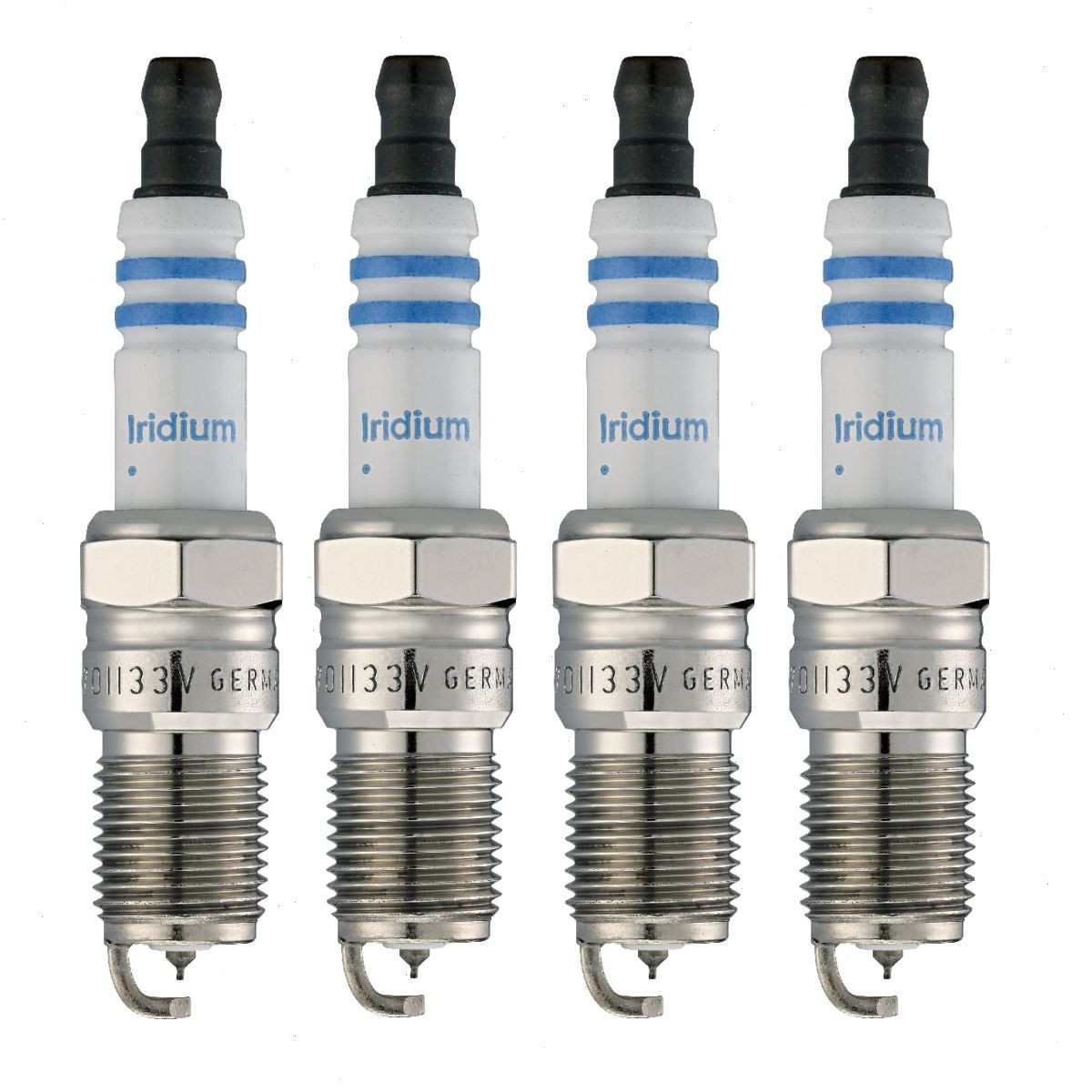 4 pc Bosch Double Iridium Spark Plugs for 1986 Mercury Sable 2.5L L4 tt