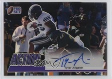 2022 Leaf Pro Set Metal Action Ink Purple Prismatic 7/30 Tyler Allgeier Auto o7m