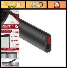 Self-Adhesive Rubber Edge Trim 1/8" U-Channel Protector for Metal, Glass, Plywoo