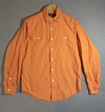 Polo Ralph Lauren Men  s Small Orange Long Sleeve Shirt