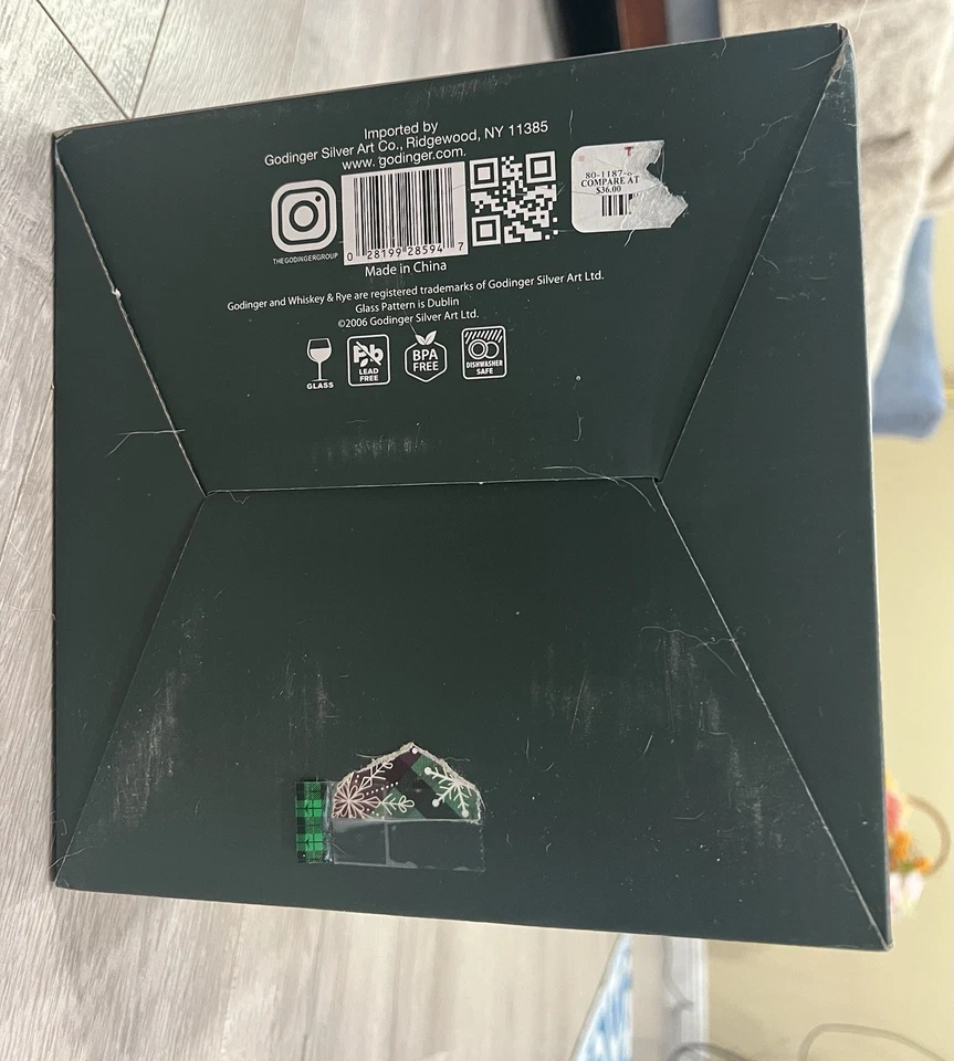 Godinger Whiskey & Rye Old Fashioned Crystal Glasses - Whiskey Smoker Set - Image 4 of 4