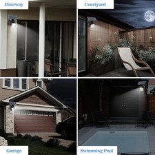 Camera Solar Lights Efficient Security Lighting with Solar Energy