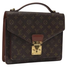 LOUIS VUITTON Monogram Monceau 28 Hand Bag M51185 LV Auth yk17951