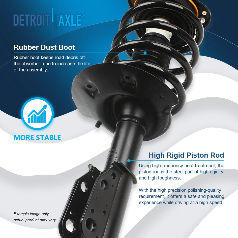 Complete Front Rear Struts Assembly for 2000-2005 Buick LeSabre Cadillac Deville - Изображение 4 из 4