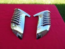 Mercury 1956 Montclair Monterey Quarter Ornaments Pair Moulding Nos Re-chromed