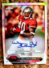 William Floyd Auto 2023 Topps Composite Chrome Refractor 002/299 49ers