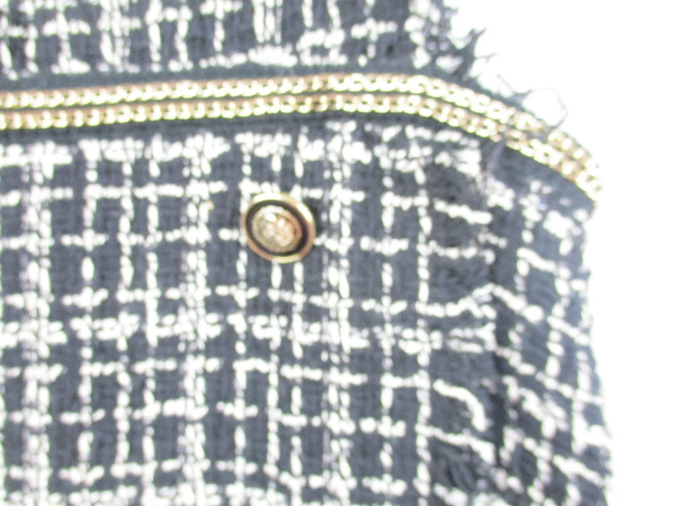 Женский игровой костюм Zara Basic черный белый клетчатый без рукавов M 10? - Изображение 4 из 4