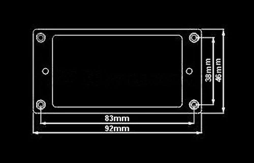 Piezas Guitarra Humbucker Pastilla Bisel Acrílico ANILLO DE MONTAJE - VERDE FLUORESCENTE Foto 3 de 4