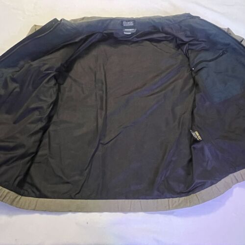 Vintage 90s Men's Jacket Etonic Golf Full Zip Gore Tex Nylon Poly Gray Green S - Picture 4 of 24