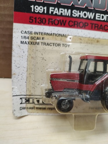 Ertl 1/64 Case IH Maxxum 5130 Row Crop Tractor #229FA NIP 1991 Farm Show Edition - Picture 3 of 5