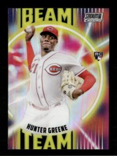 Hunter Greene 2022 Stadium Club Chrome #BT-11 Beam Team Cincinnati Reds