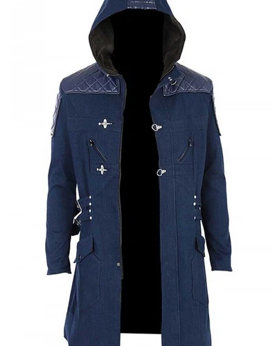 Devil May Cry 5 Nero Blue Coat Costume