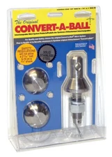 3/4" Stainless Steel Convert-A-Ball Shank w/1-7/8" & 2" Balls, USA MADE #802