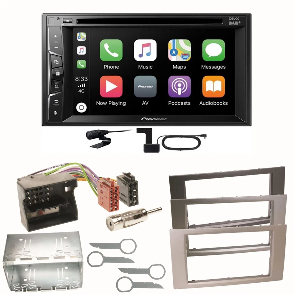 Pioneer AVH-Z3200DAB Carplay DAB Einbauset für Ford Focus Fusion Galaxy S-Max - Bild 1 von 1