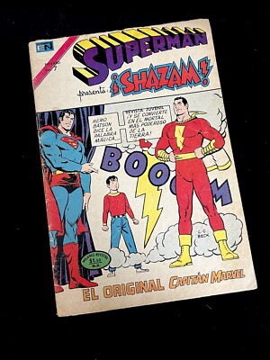 SHAZAM Captain Marvel 1st release 1973 Spain Variant Novaro Comic Foreign 
