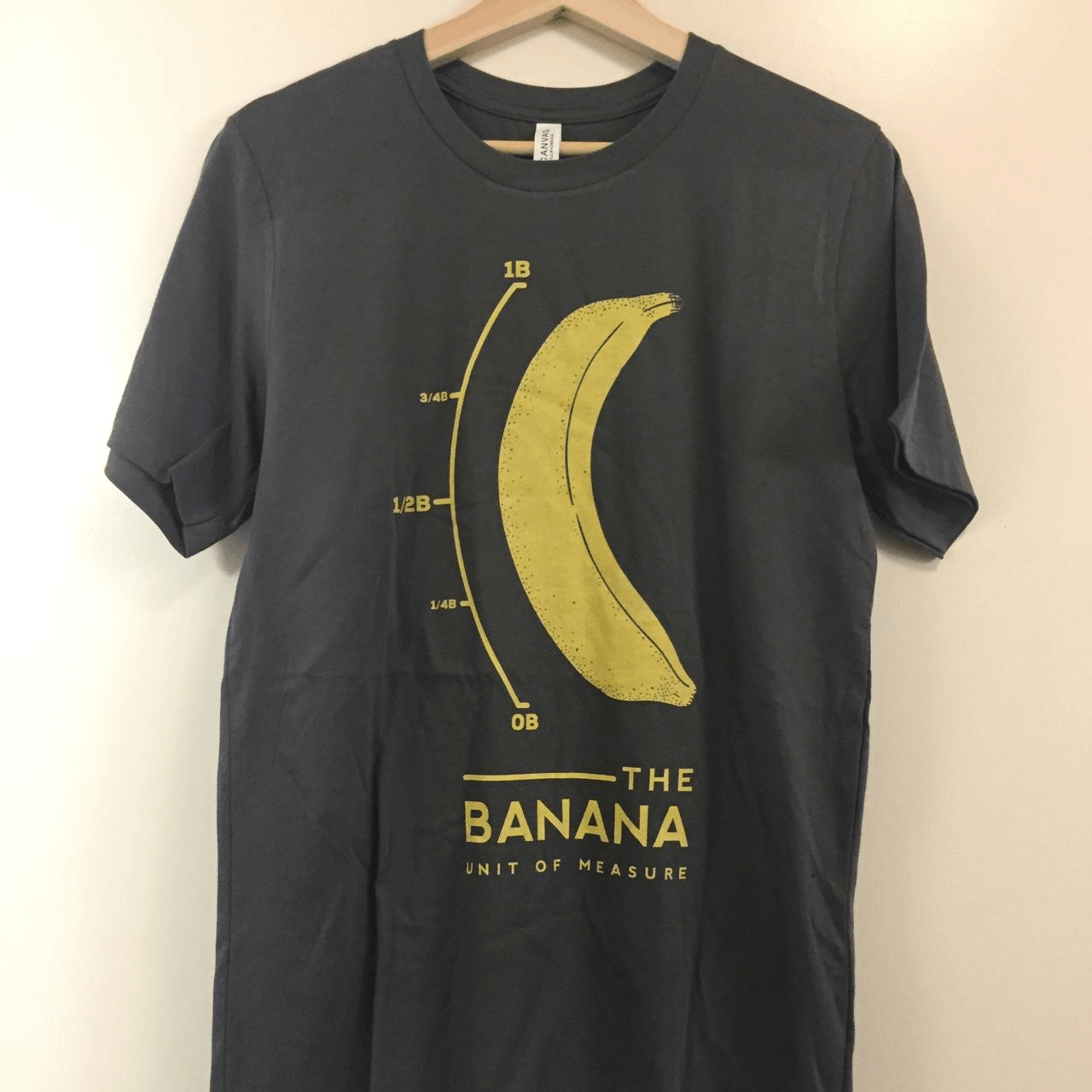 The Banana Unit of Measure T-shirt size Medium