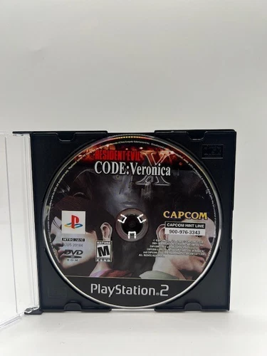 Resident Evil Code: Veronica X  PlayStation 2 Disc Only Tested and Working