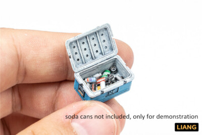 LIANG 0414 1/35 Scale 3D-Print Model Mini Bar & Freezer Scene DIY